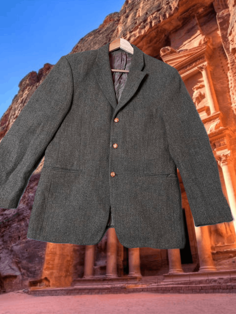 Harris Tweed vintage blazer Harris Tweed Y2K Streetwear 100% wool Size 40L - 1 Thumbnail