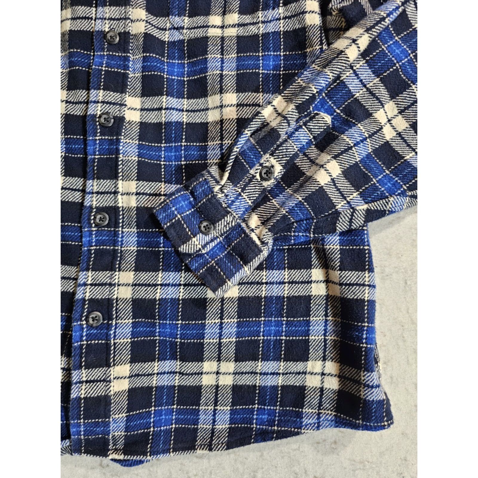 Orvis VINTAGE Orvis Shirt Jacket Heavy Flannel Plaid Button-Up Long Sleeve Pockets Mens Sz XL Size US XL / EU 56 / 4 - 6 Thumbnail