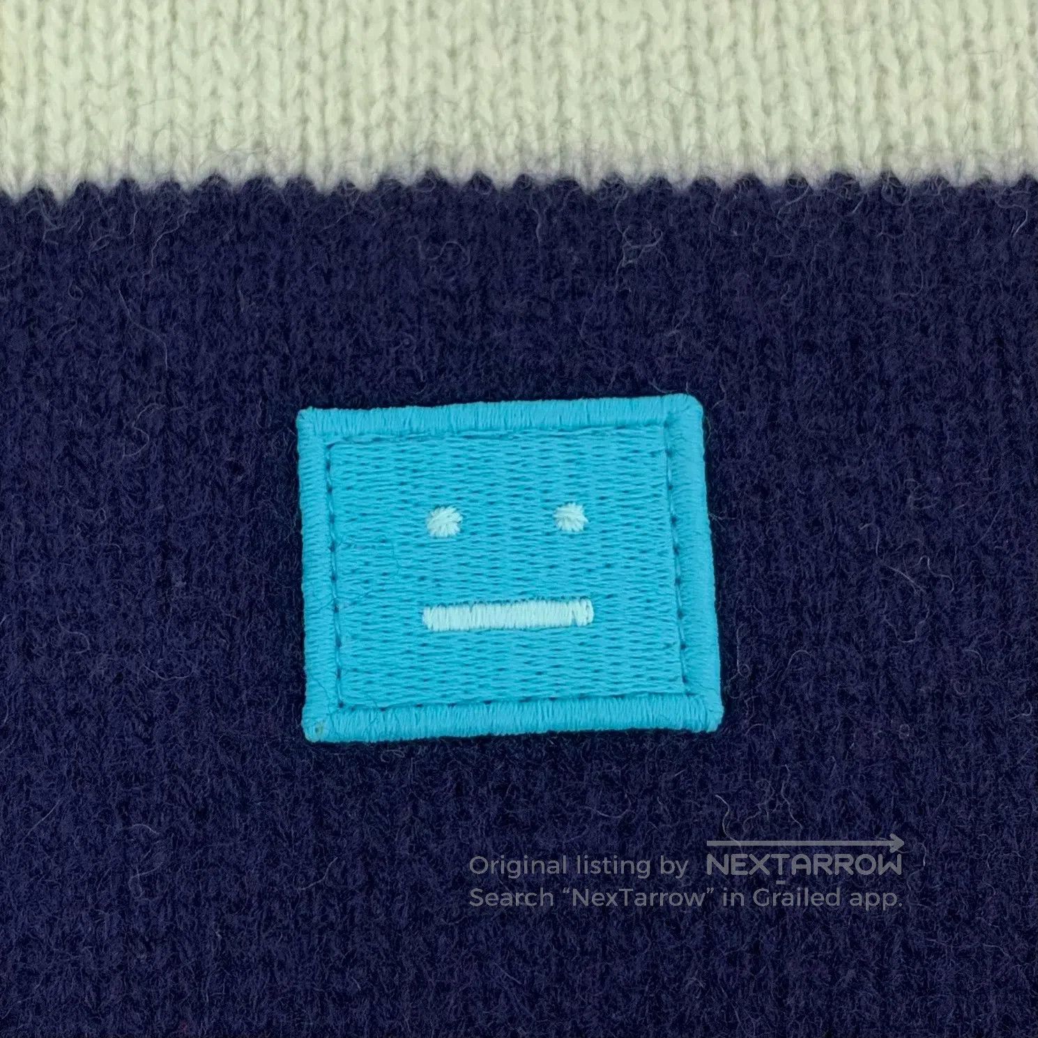 Acne Studios Acne Studios Color Block Stripe Smile Embroidered Merino W Size S / US 4 / IT 40 - 5 Thumbnail