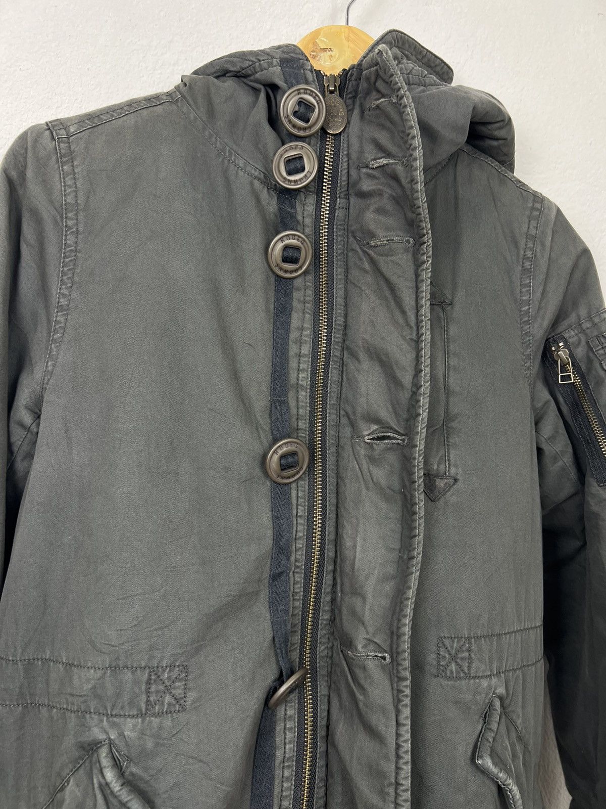 Japanese Brand Rodeo Crowns "Militia" 2-in-1 Bomber Hoodie Jacket Size S / US 4 / IT 40 - 6 Thumbnail