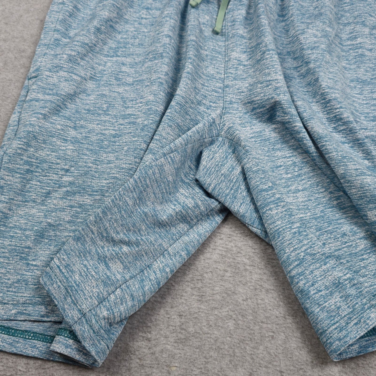Reebok Reebok Medium Performance Tech Heather Blue Athletic Shorts Size US 30 / EU 46 - 6 Thumbnail
