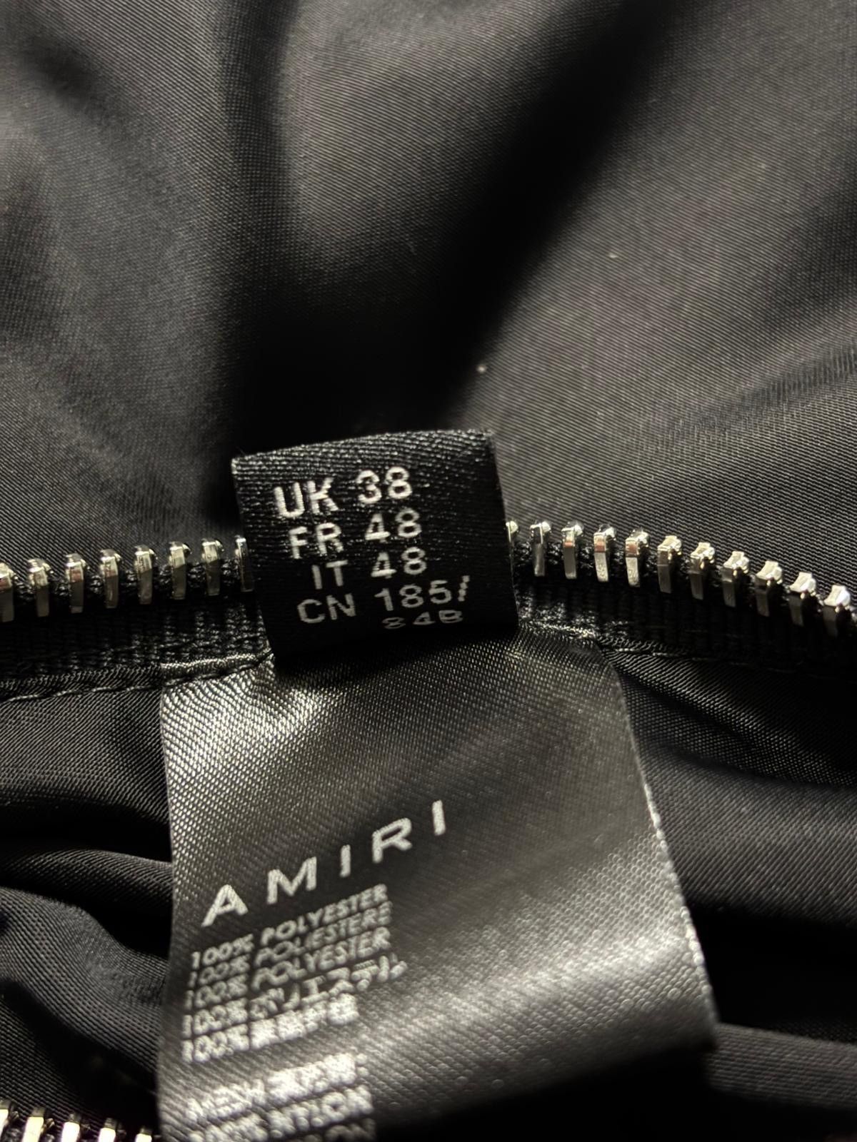 Amiri AMIRI MA Logo Black Hooded Windbreaker Jacket - Size Medium Size US M / EU 48-50 / 2 - 5 Thumbnail