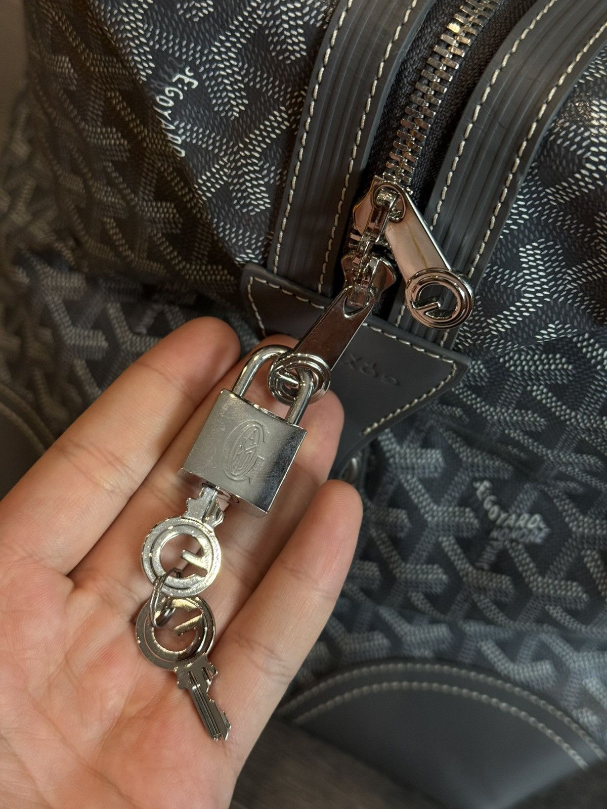 Goyard Gray goyard boeing 45 duffle bag grey Size ONE SIZE - 7 Thumbnail