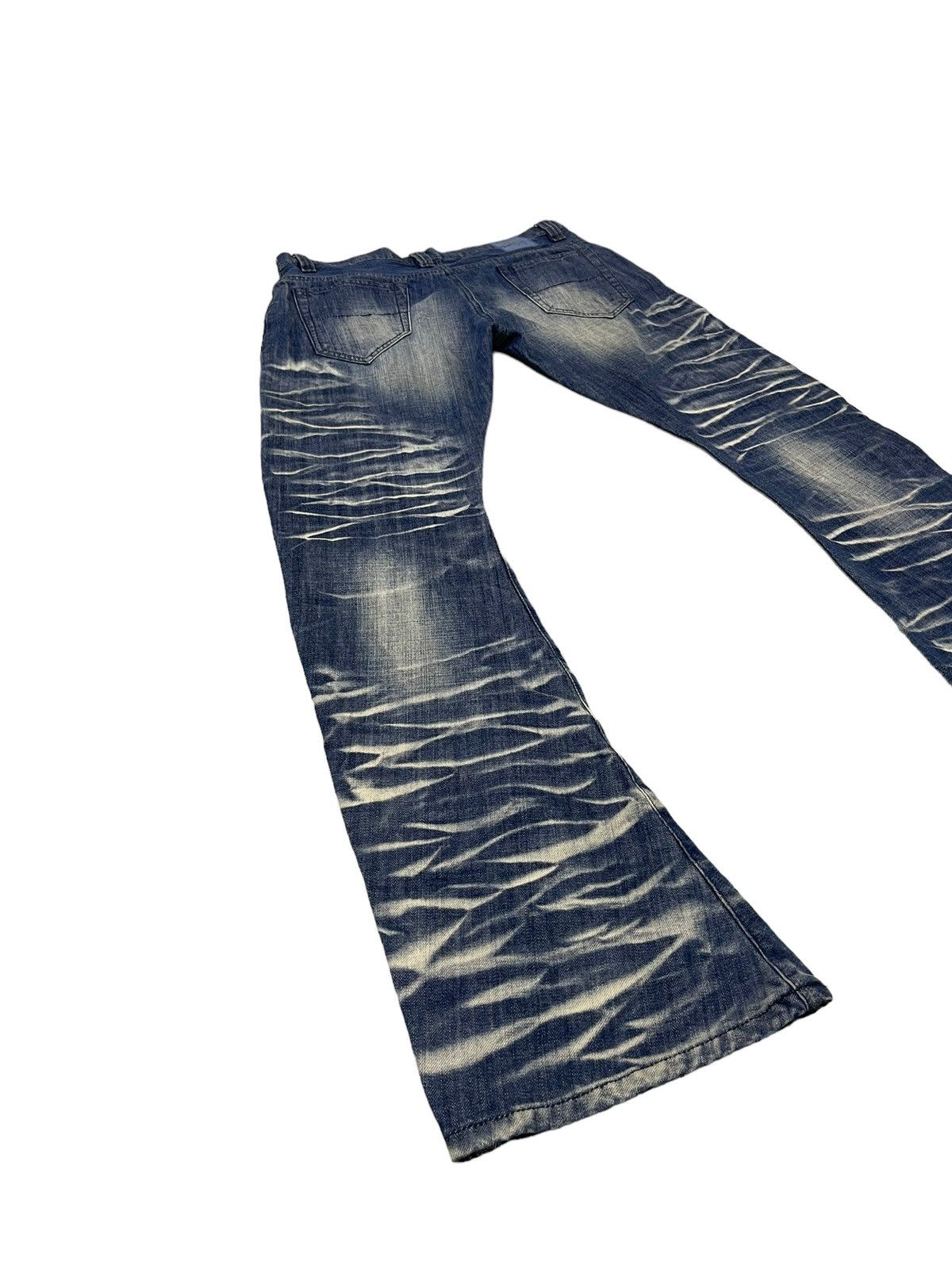 Japanese Brand Flare Jeans Buffalo Bobs Banana Curv Low Rise Boot Cut 8🟦0 Size US 35 - 13 Thumbnail