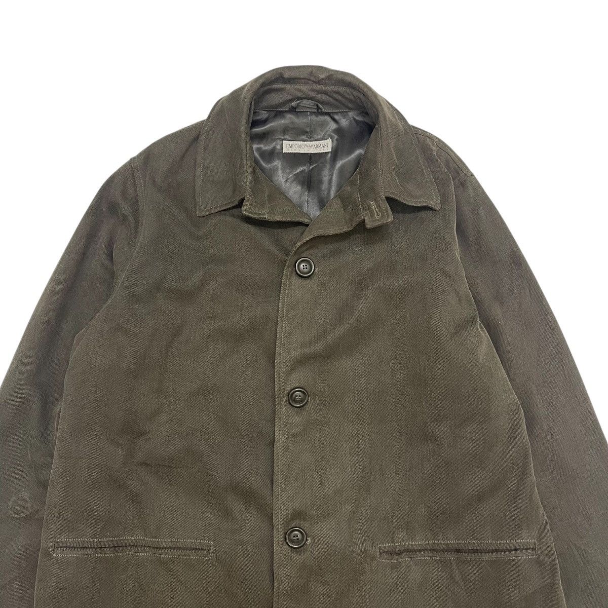 Armani 🇮🇹Vintage Emporio Armani Long Coat Jacket Size US M / EU 48-50 / 2 - 13 Thumbnail