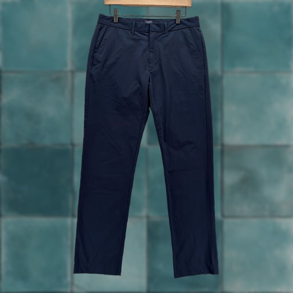 J.Crew J.Crew Thompson Tech Pants Blue 31x32 Slim Tapered Stretch Lightweight Golf Mens Size US 31 - 1 Thumbnail