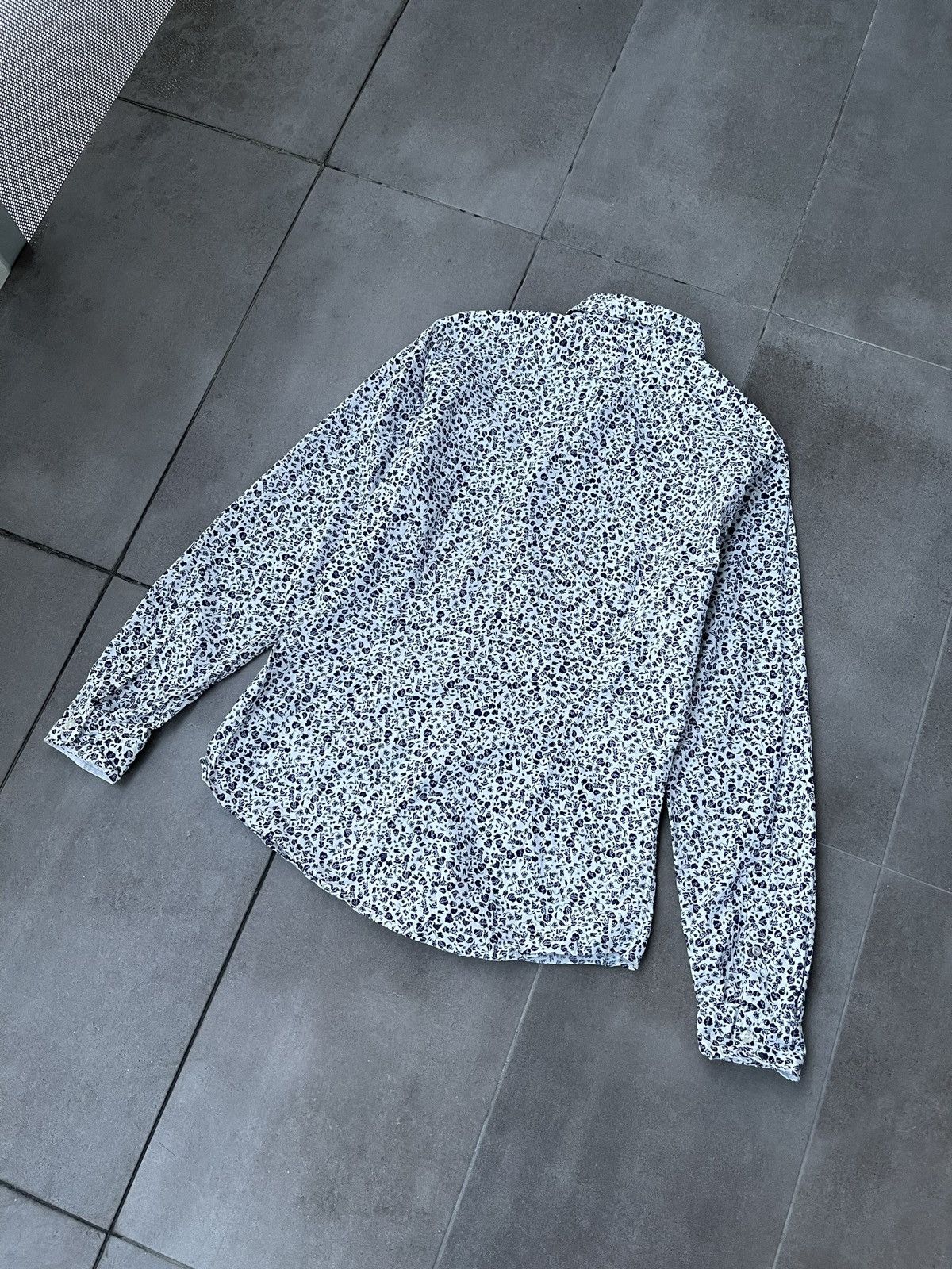 Diesel Diesel Floral Skull All Over Print White Black Shirt Size US L / EU 52-54 / 3 - 10 Thumbnail