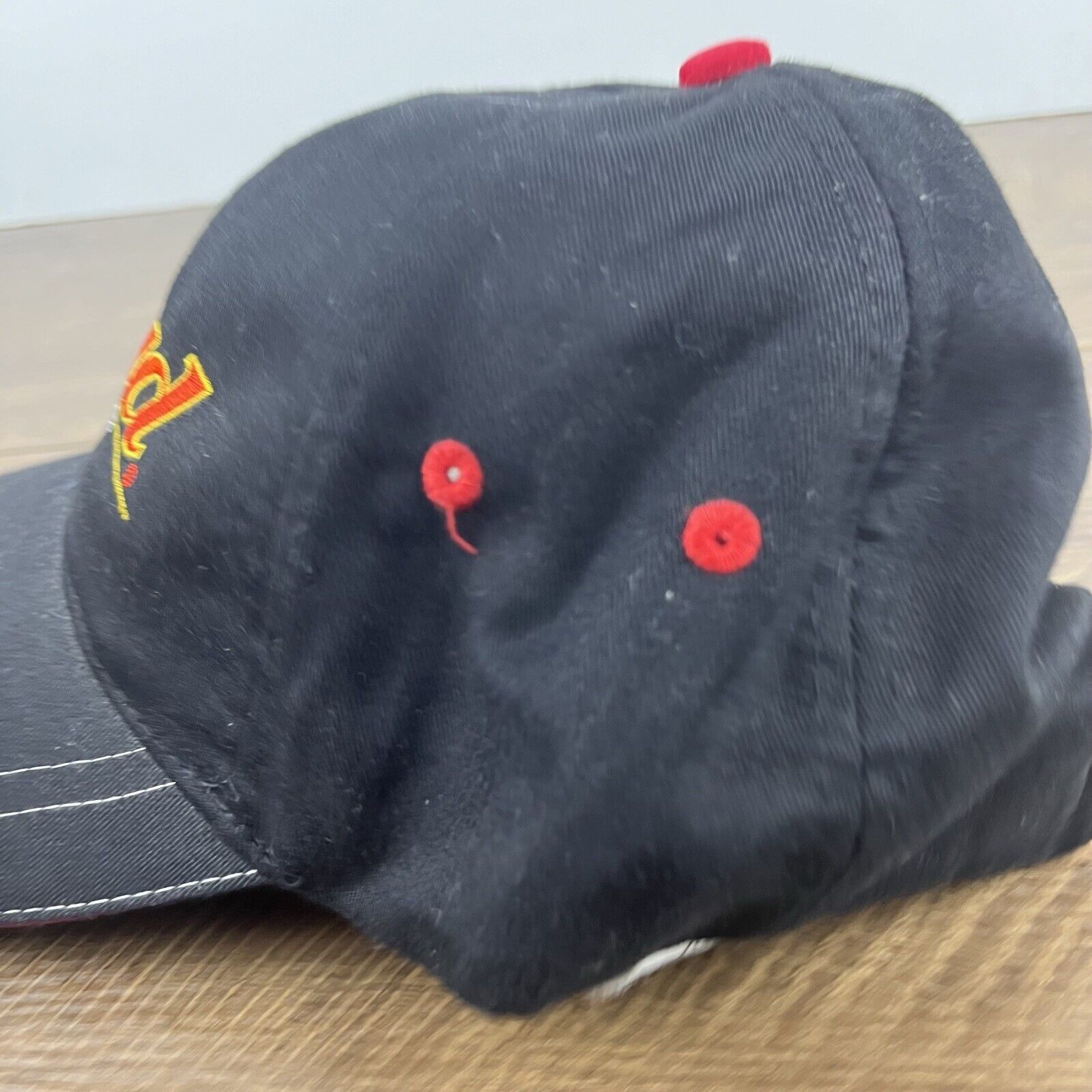 Budweiser Bud Racing Hat NASCAR Budweiser Hat Black Hat Adjustable Bla Size ONE SIZE - 8 Thumbnail