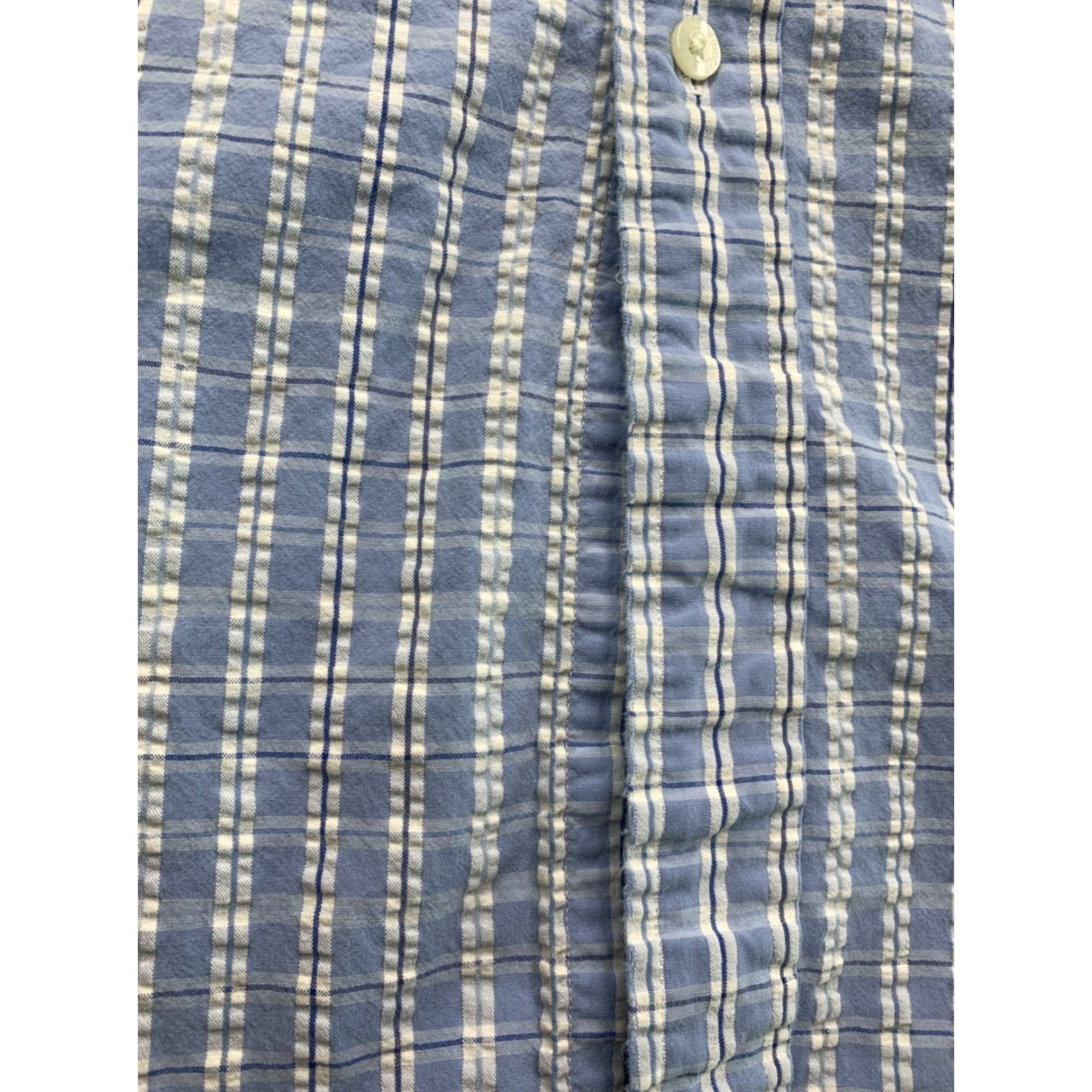 Brooks Brothers Brooks Brothers The Original Polo Shirt Cotton Plaid Blue Shirt Mens L Size US L / EU 52-54 / 3 - 4 Thumbnail