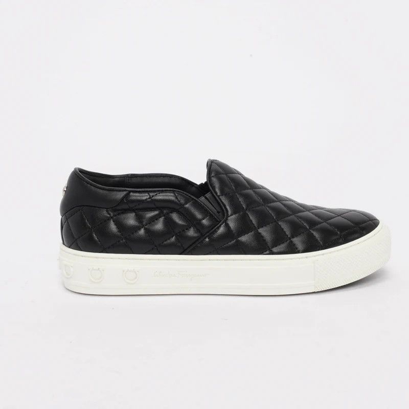 Salvatore Ferragamo o1y0426 Low-Top Sneakers in Black Size US 5.5 / IT 35.5 - 1 Thumbnail
