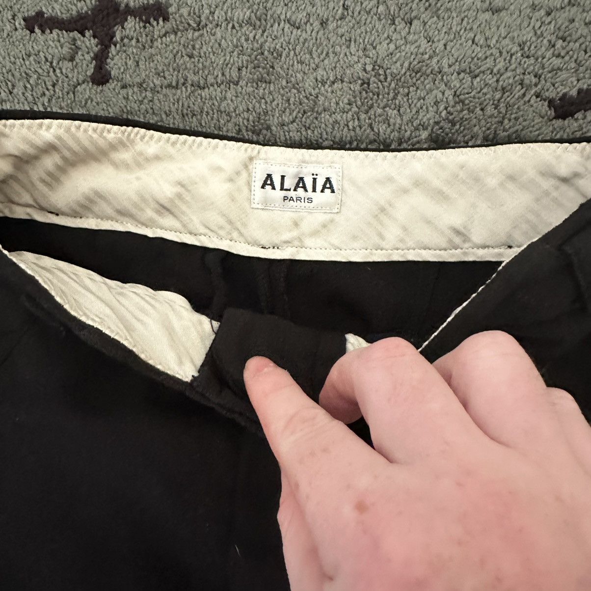 Alaia Vintage Alaia Black Trousers 80’s Size 24" / US 00 / IT 34 - 4 Thumbnail