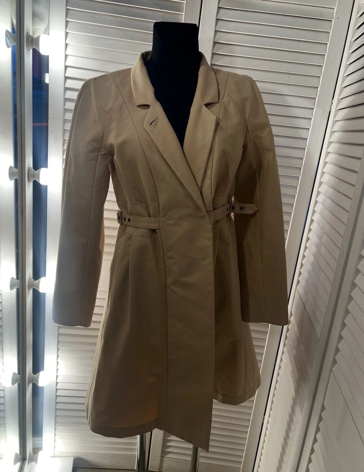 See by Chloe See by Chloé Women’s Trench Coat Cotton Camel – Size US 6 Size M / US 6-8 / IT 42-44 - 4 Thumbnail