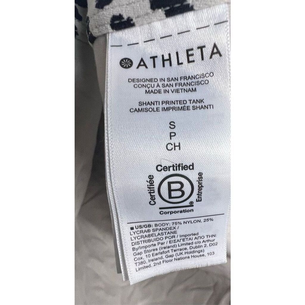 Athleta Athleta Cropped Leopard Razorback Athletic Stretchy Tank Size XS / US 0-2 / IT 36-38 - 5 Thumbnail