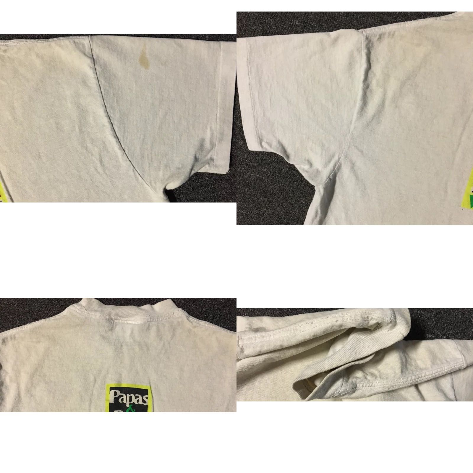 Vintage VINTAGE Papas & Beer Shirt M White Bar Beach Grunge 90s Single Stitch Mens USA Distressed Surf Funny 80s Size US M / EU 48-50 / 2 - 10 Thumbnail
