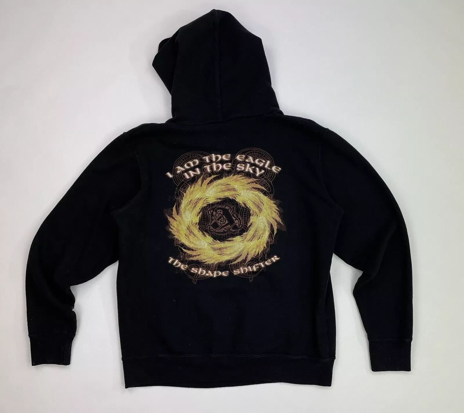 Vintage AMON AMARTH I AM THE EAGLE UN THE SKY 2013 HOODIE FADED ROCK Size US L / EU 52-54 / 3 - 2 Thumbnail