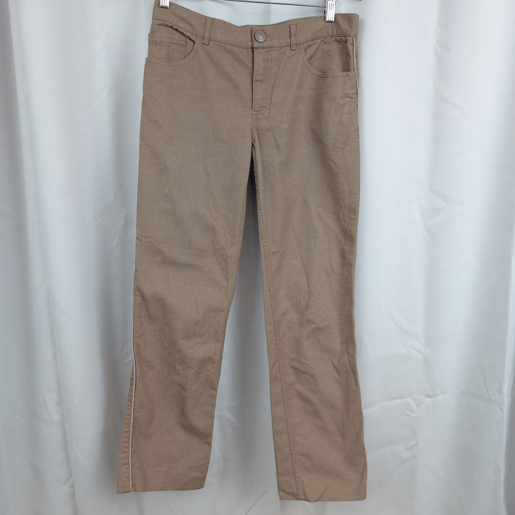 Marc Jacobs Ladies' Marc Jacobs Brown Twill Pants with side stripe 8 Size 30" / US 8 / IT 44 - 8 Thumbnail