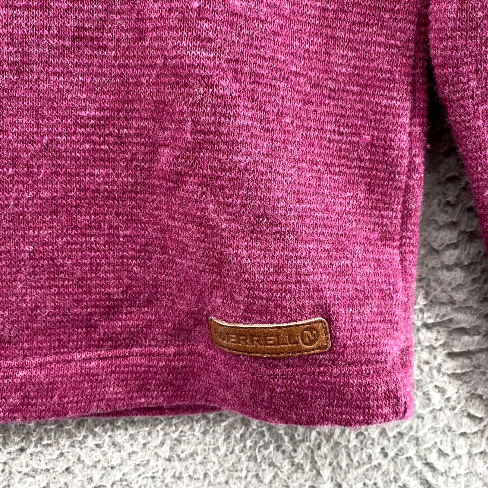 Merrell Merrell Sweater Womens Pink Medium Wool Blend Buttoned Turtle Neck Hiking Preppy Size M / US 6-8 / IT 42-44 - 5 Thumbnail