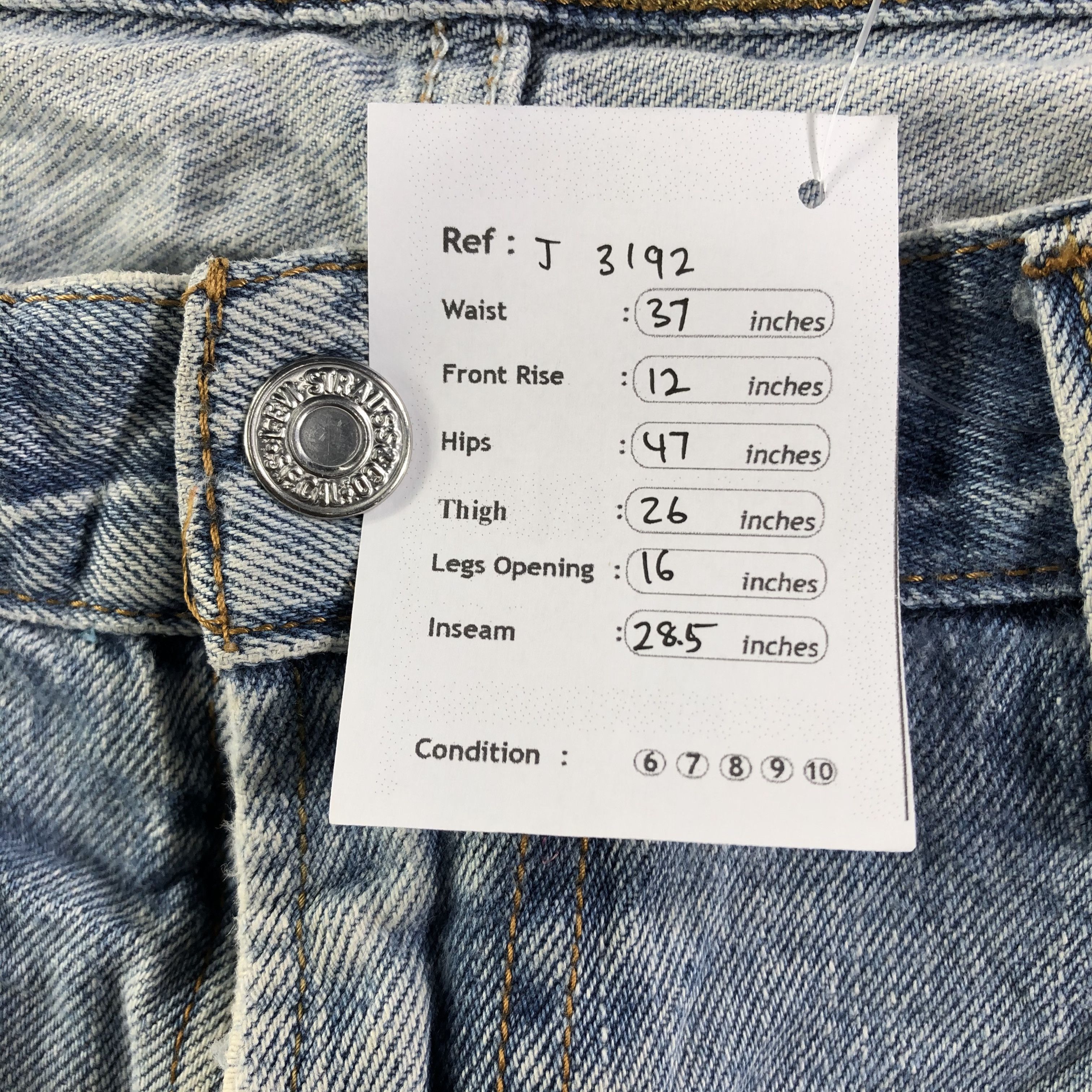 Levi's Vintage Levis 550 Jeans-J3192 Size US 37 - 15 Thumbnail
