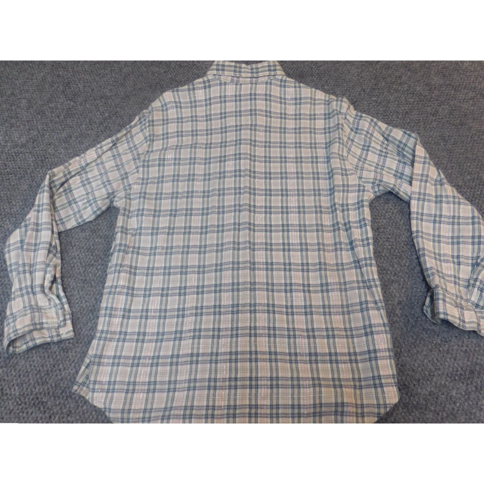 Vintage Krazy Kat Womens Shirt Medium plaid flowers button down Size M / US 6-8 / IT 42-44 - 5 Thumbnail