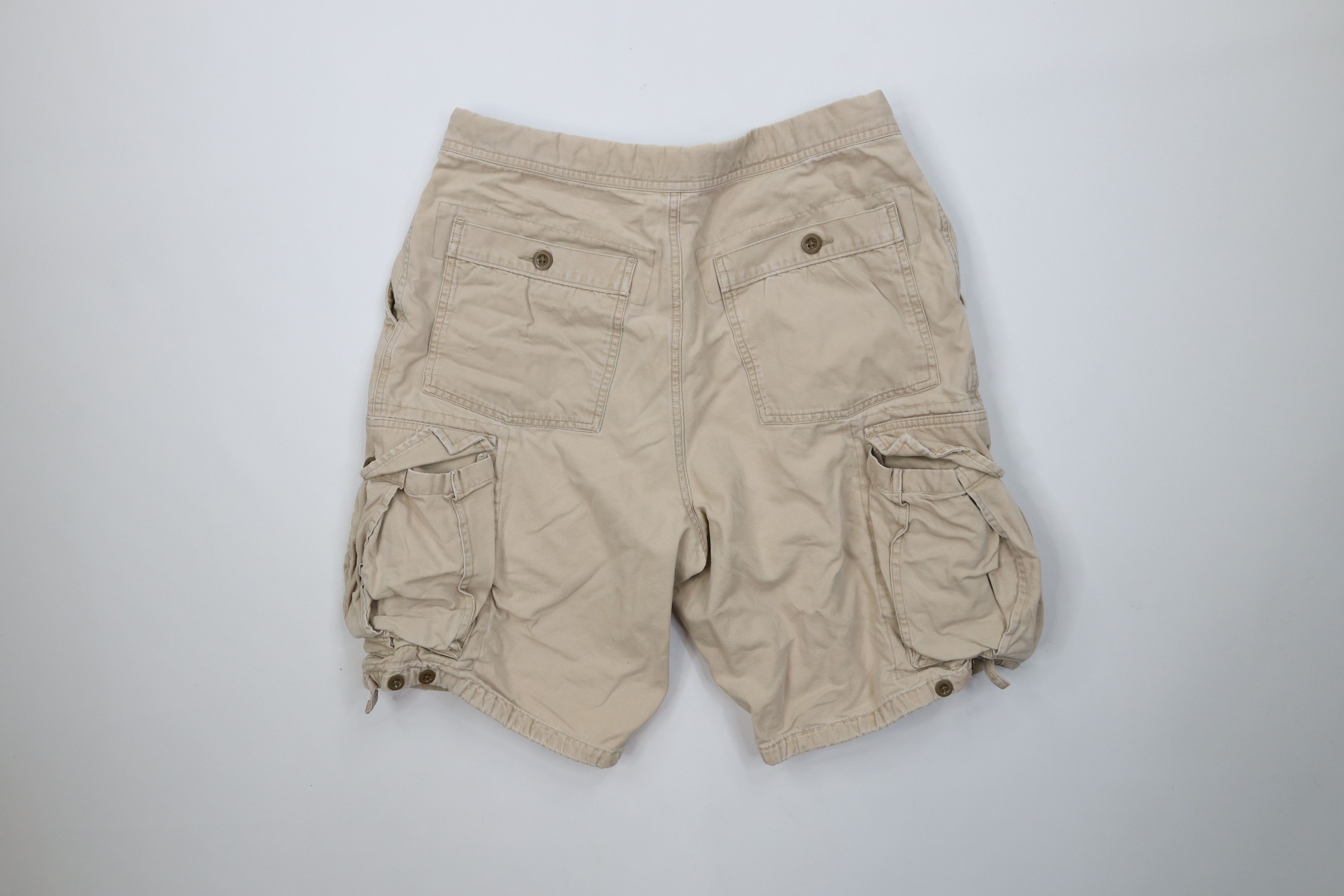 Abercrombie & Fitch Vintage 90s Y2K Abercrombie & Fitch Canvas Cargo Shorts Size US 32 / EU 48 - 10 Thumbnail