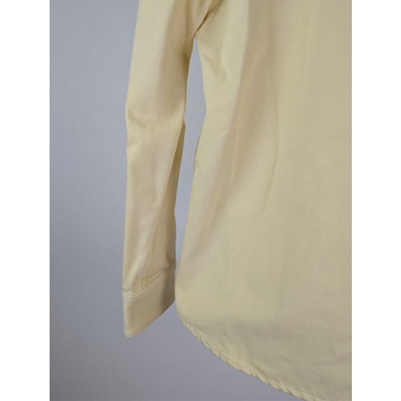 Bottega Veneta o1rshd1 Washed Coloured Denim Shirt in Banana Size US M / EU 48-50 / 2 - 15 Thumbnail