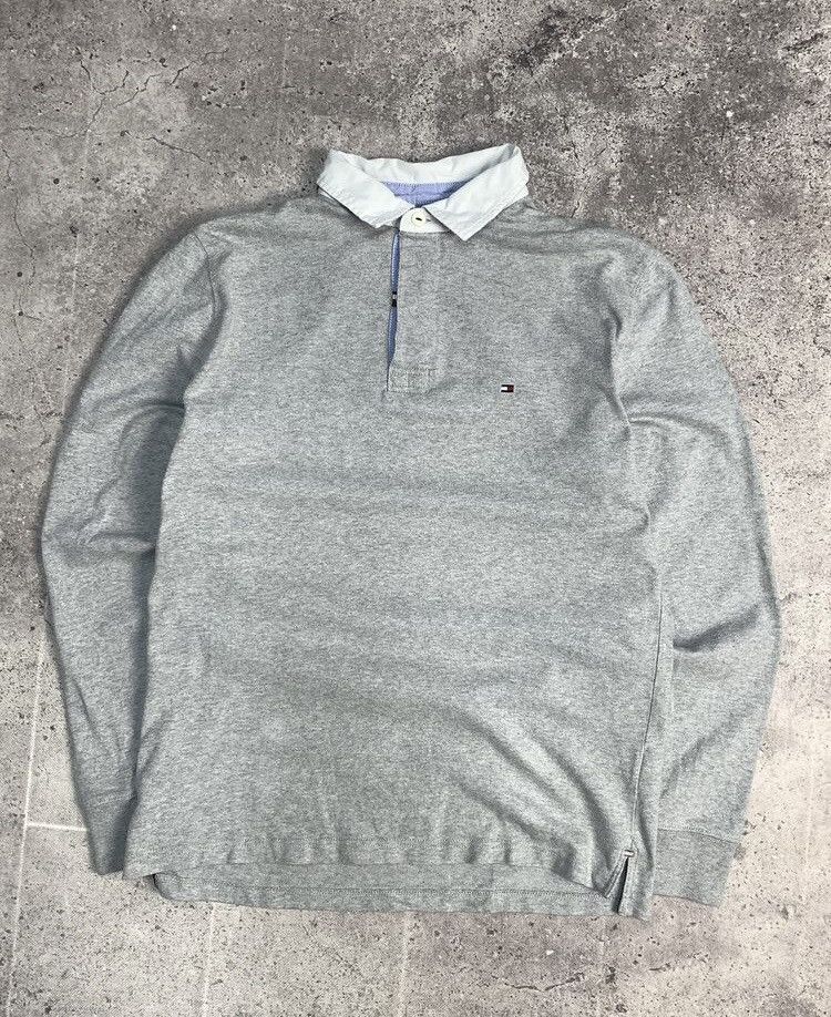 Japanese Brand × Vintage Tommy Hilfiger Regby Long Sleeve Faded Vintage SK8 Size US L / EU 52-54 / 3 - 2 Thumbnail