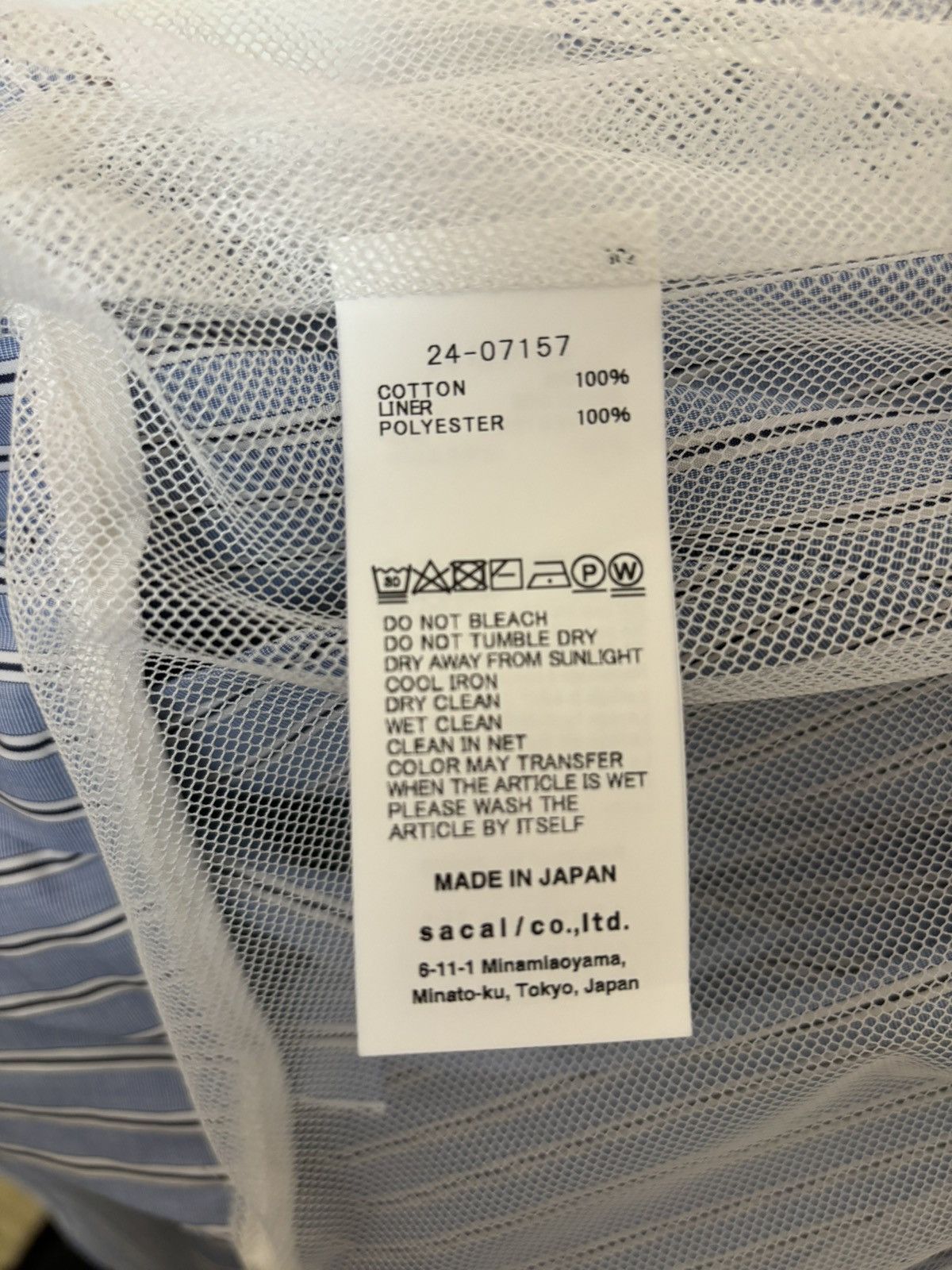 Sacai Sacai Blue Handkerchief Hem Minidress Size S / US 4 / IT 40 - 7 Thumbnail