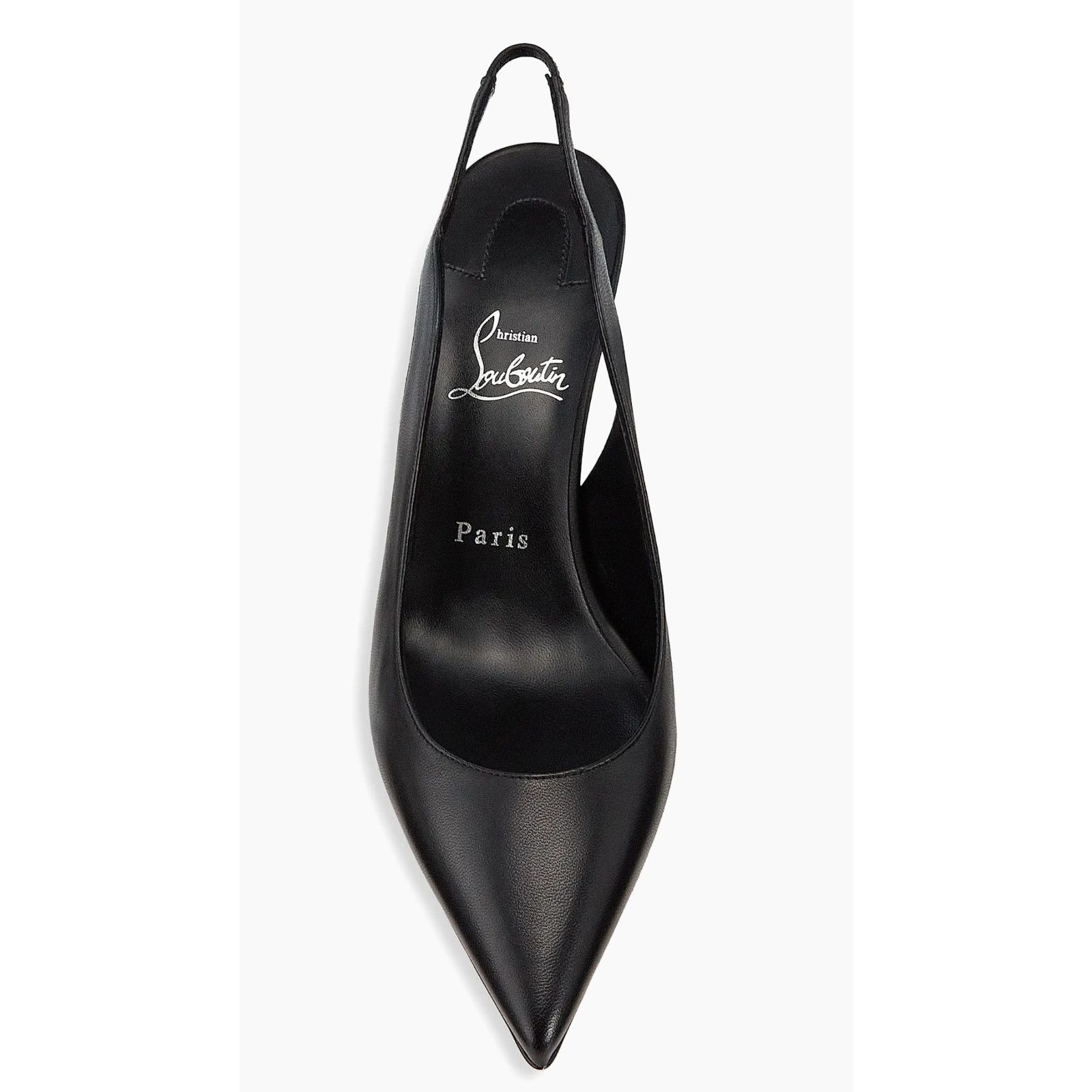 Christian Louboutin Christian Louboutin Hot Chick Sling 70 Black Nappa 36.5 Size US 6.5 / IT 36.5 - 7 Thumbnail