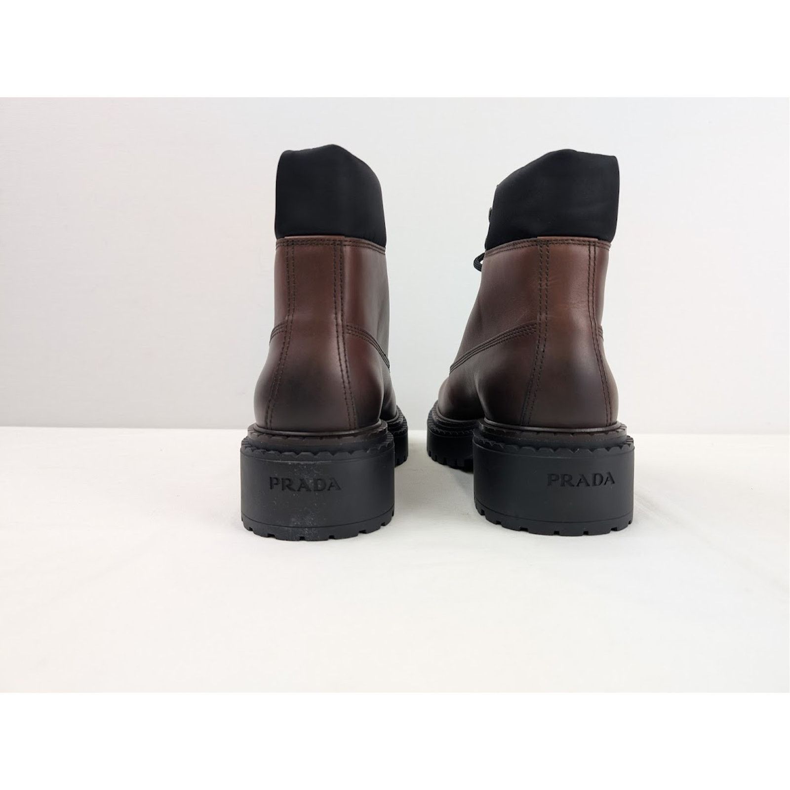 Prada o1rshd1 Ankle Boots in Ebano Brown Size US 9.5 / EU 42-43 - 12 Thumbnail