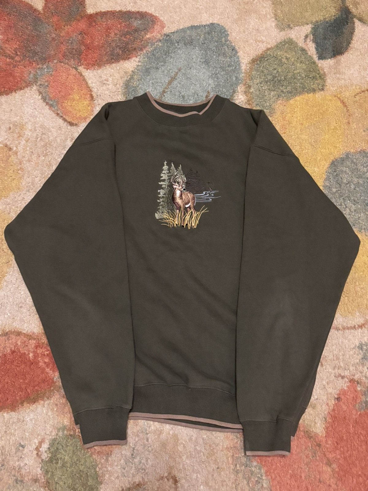 Other Vintage 90’s or early 2000’s y2k deer sweatshirt Size US L / EU 52-54 / 3 - 1 Thumbnail