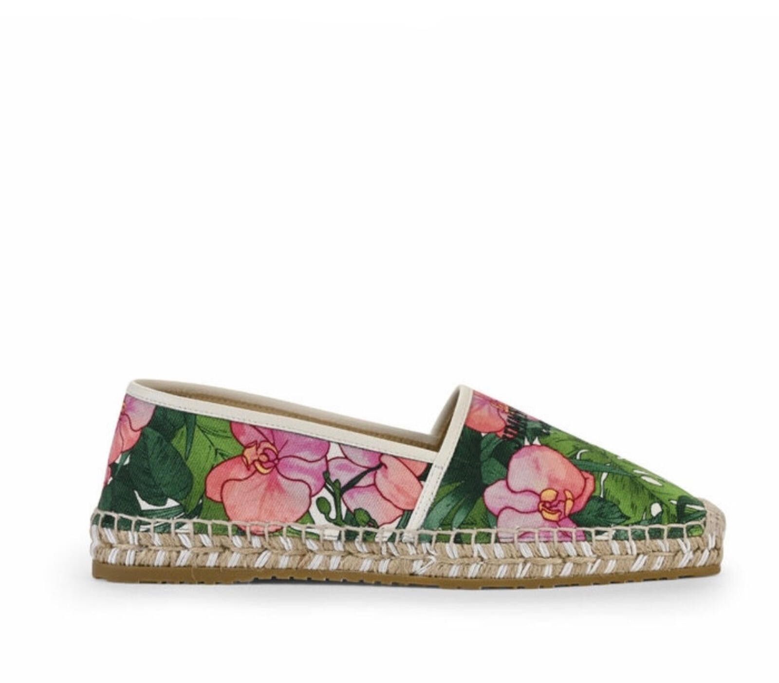 Jimmy Choo Jimmy Choo Dru Floral Espadrille Flats Size US 7.5 / IT 37.5 - 2 Thumbnail