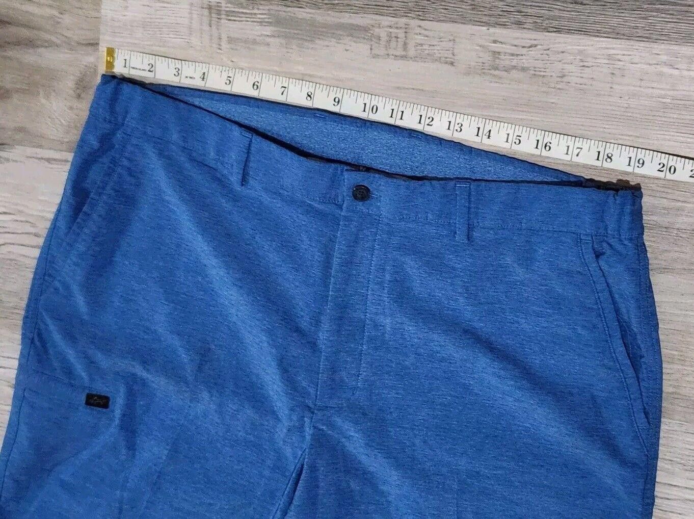 Greg Norman Mens Greg Norman Shorts Size 38 Blue Golf Summer chino Size US 38 / EU 54 - 5 Thumbnail