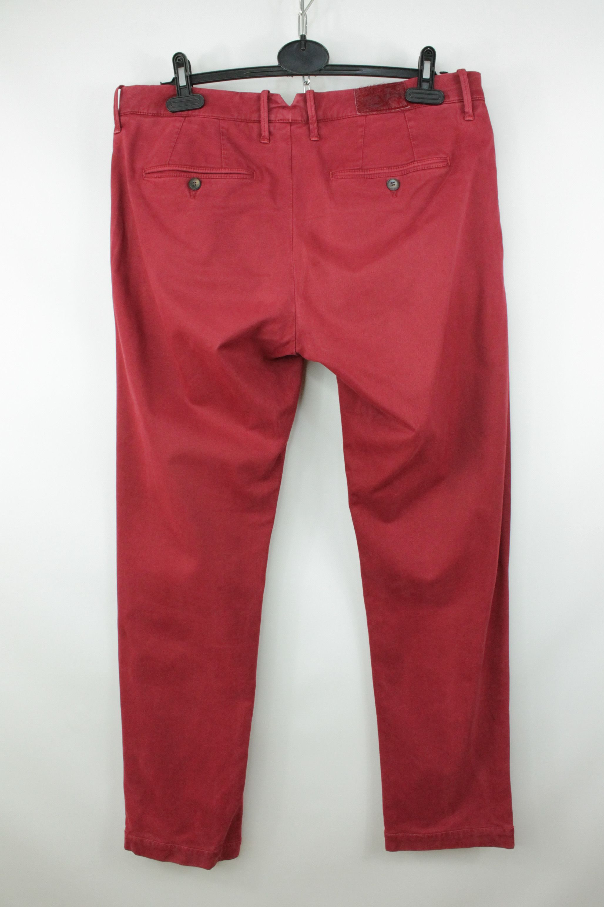 Jacob Cohen Jacob Cohen Bobby Comfort Slim Fit Red Chino Pants Size US 33 - 6 Thumbnail