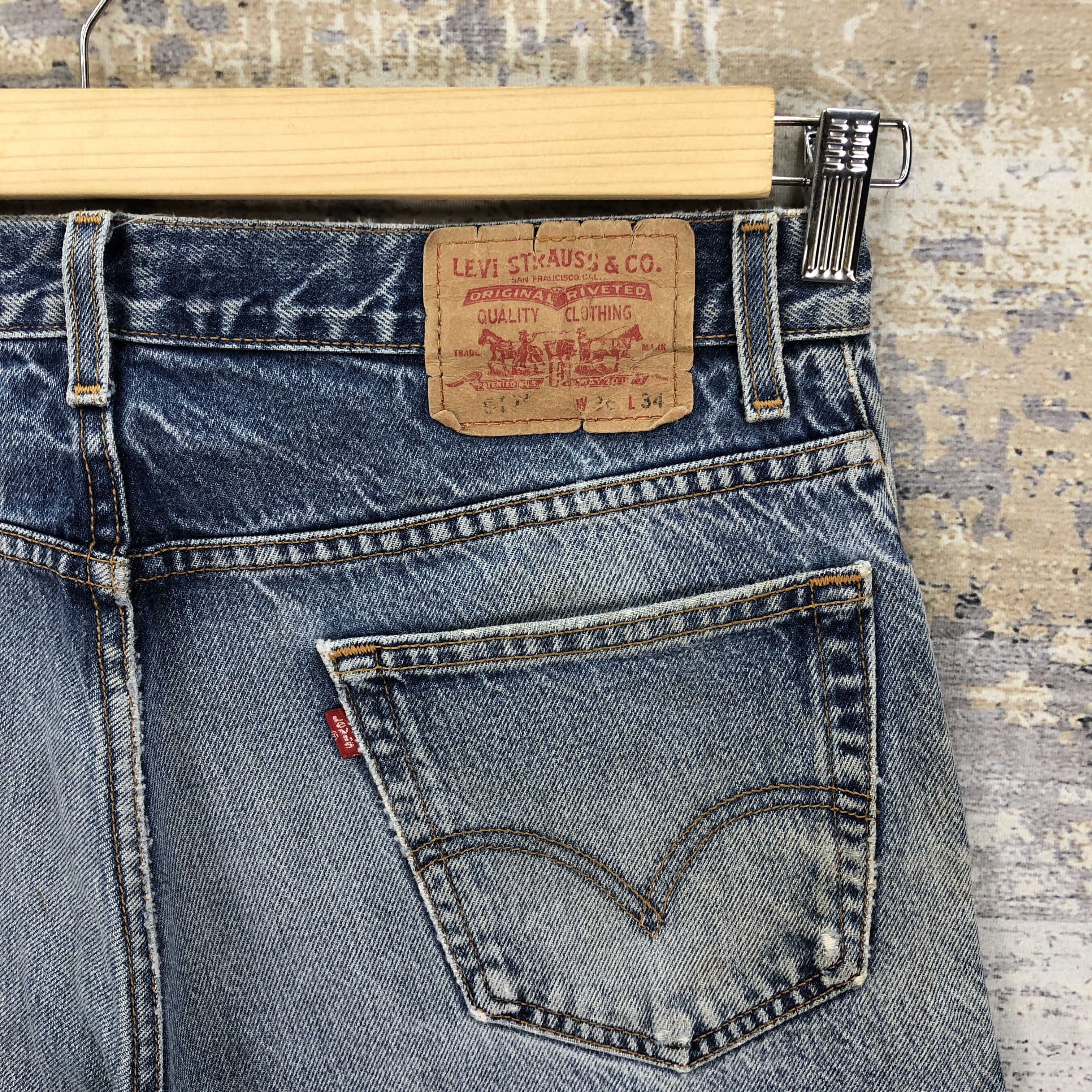 Levi's Vintage Y2K Levis Bootcut Flare Jeans Levi's Faded Denim Size US 34 / EU 50 - 5 Thumbnail