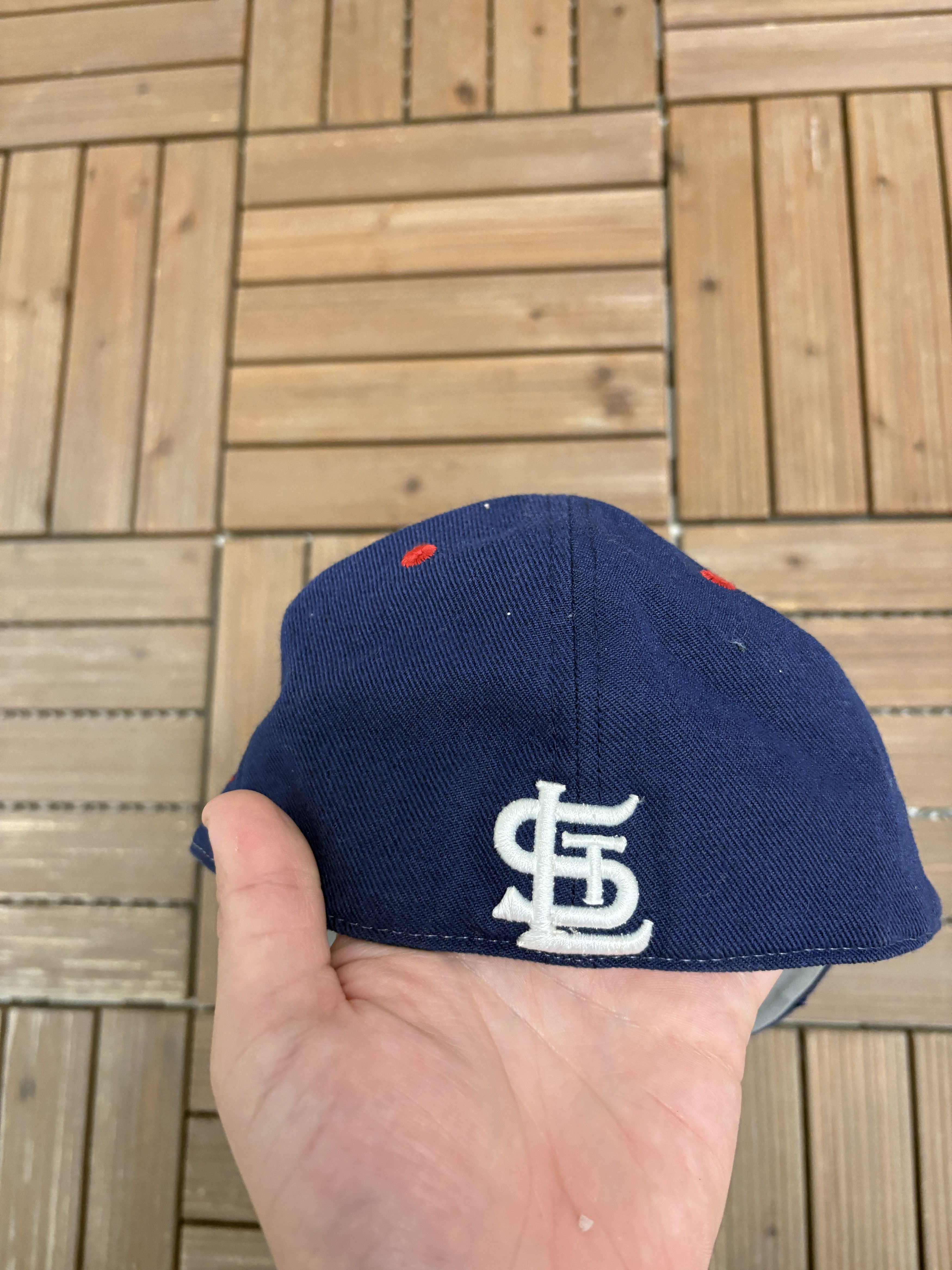 Mitchell & Ness St. Louis Cardinals Embroidered Vintage Hat Cap 7 1/8 Size ONE SIZE - 5 Thumbnail
