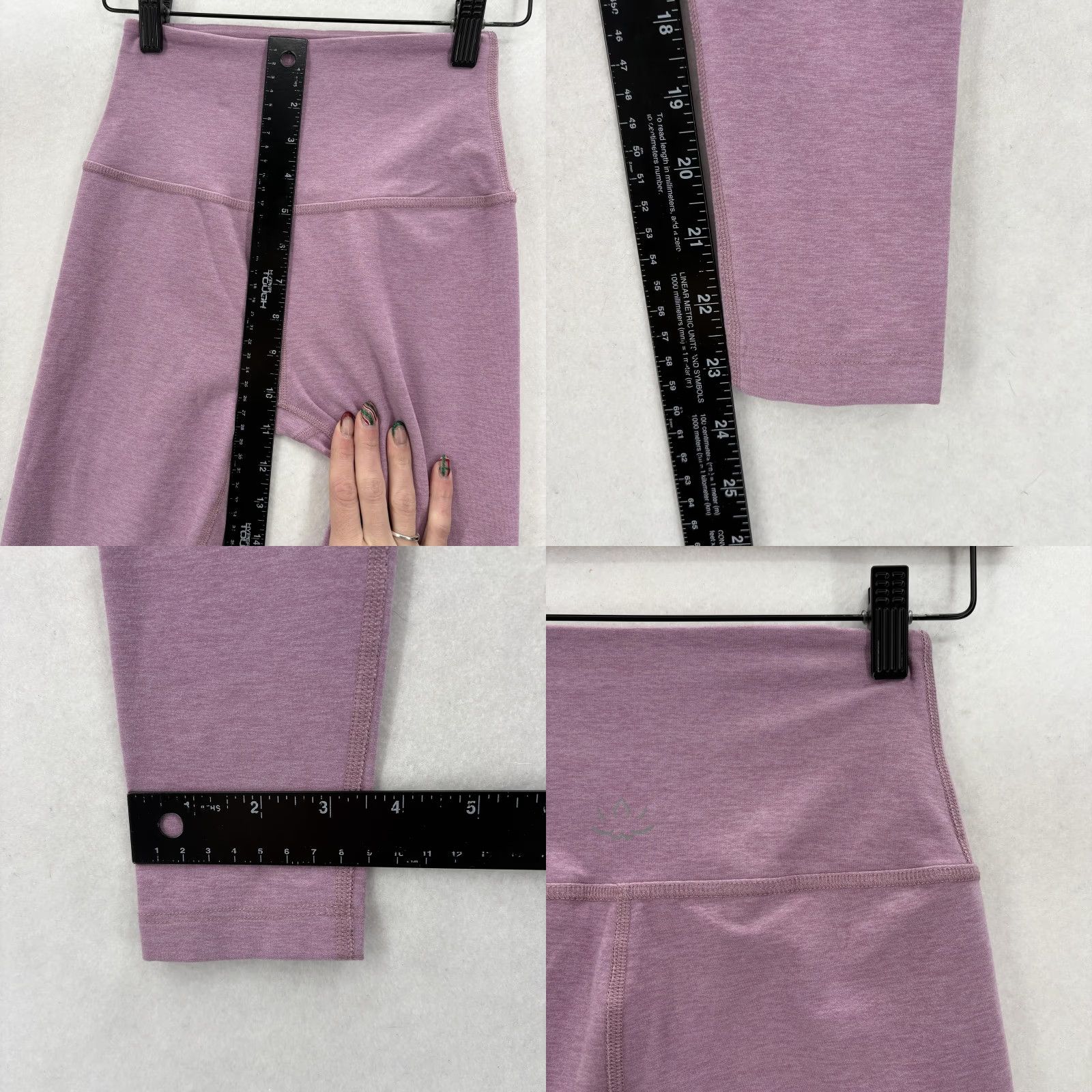 Beyond Yoga Beyond Yoga Purple Leggings Womens Small Ankle High Rise Stretch Jersey Knit Pull On Size 28" / US 6 / IT 42 - 8 Thumbnail