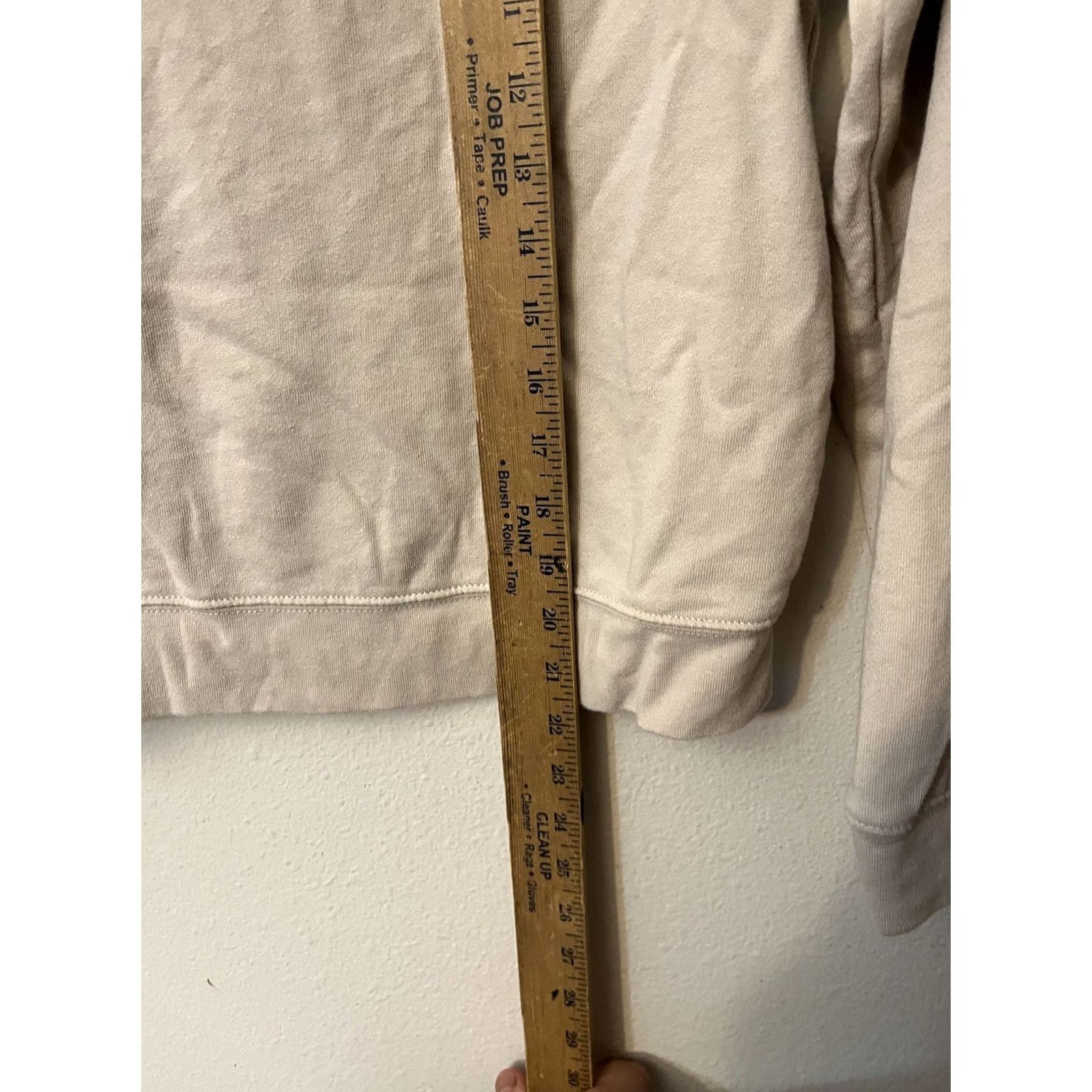 Calvin Klein Calvin Klein Sweatshirt Women Size Small Beige Long Crew Neck Size S / US 4 / IT 40 - 4 Thumbnail