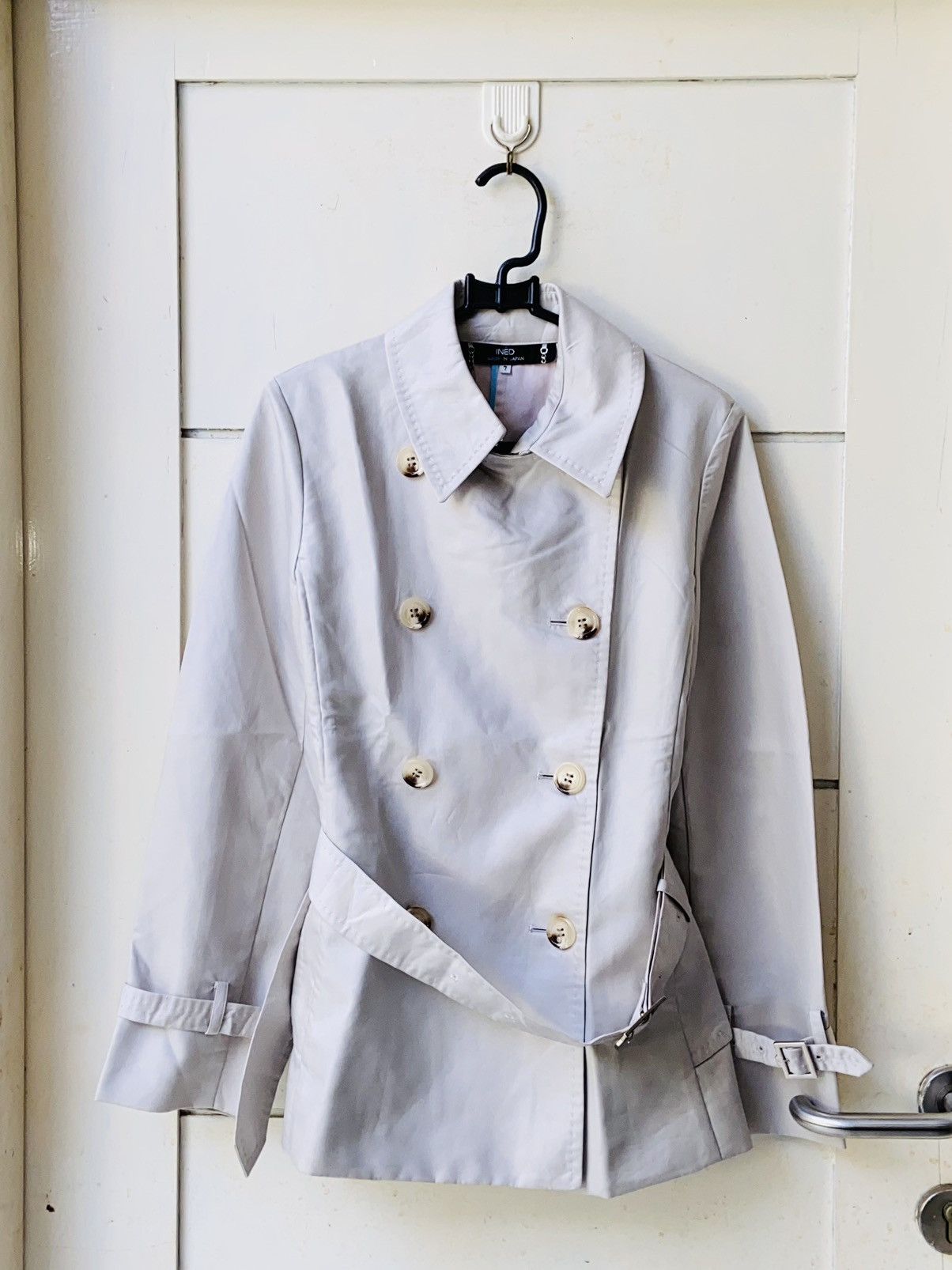 image of Yohji Yamamoto Ined Grey Jacket / Coat / Blazer, Men's (Size Small)