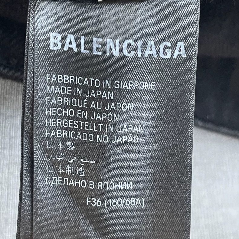 Balenciaga Balenciaga High Waisted Mini A-line Skirt with Arc Hem Size 35" - 7 Thumbnail