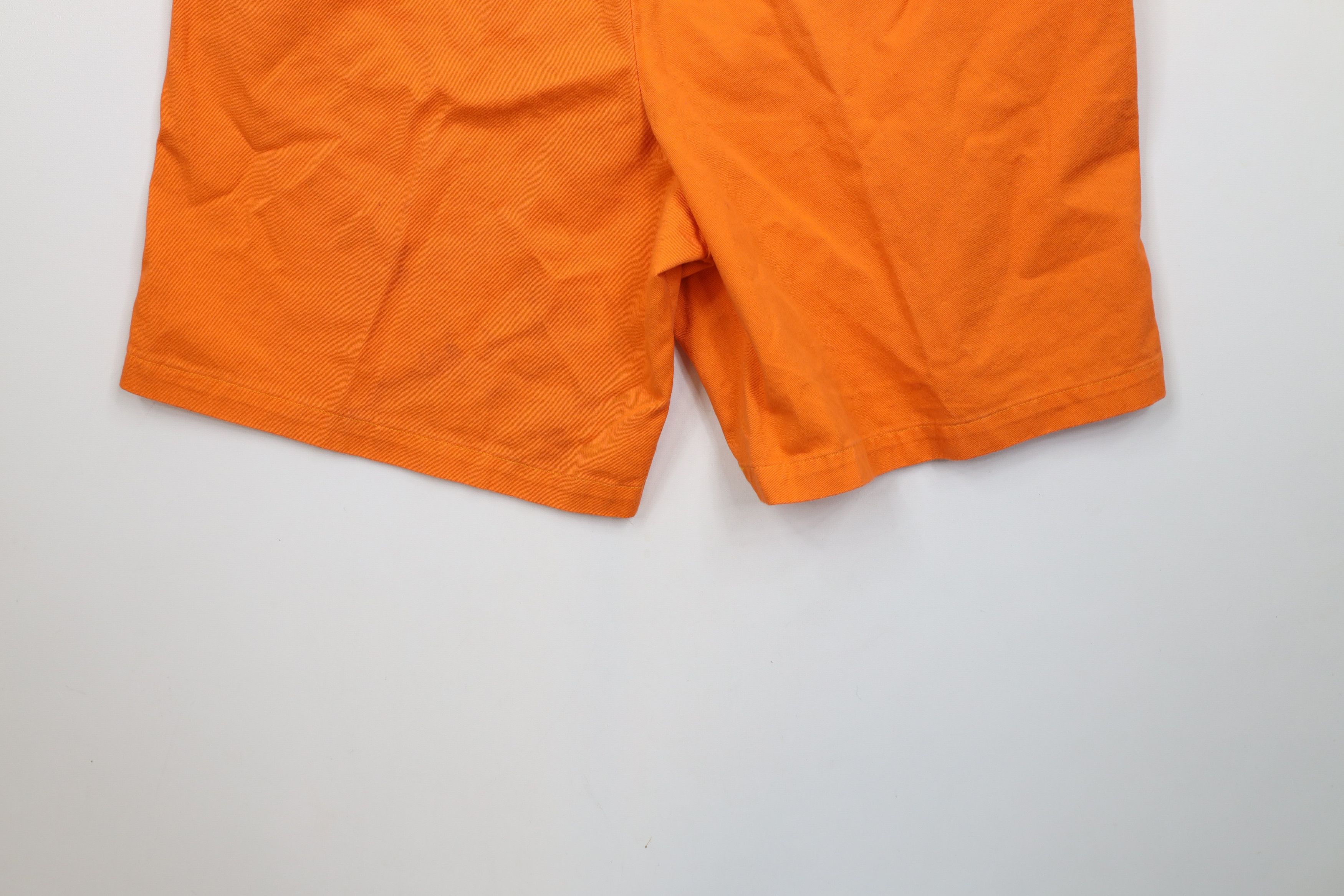 J.Crew × Vintage Vintage 90s J Crew Cotton Above Knee Shorts Orange USA Size US 34 / EU 50 - 13 Thumbnail
