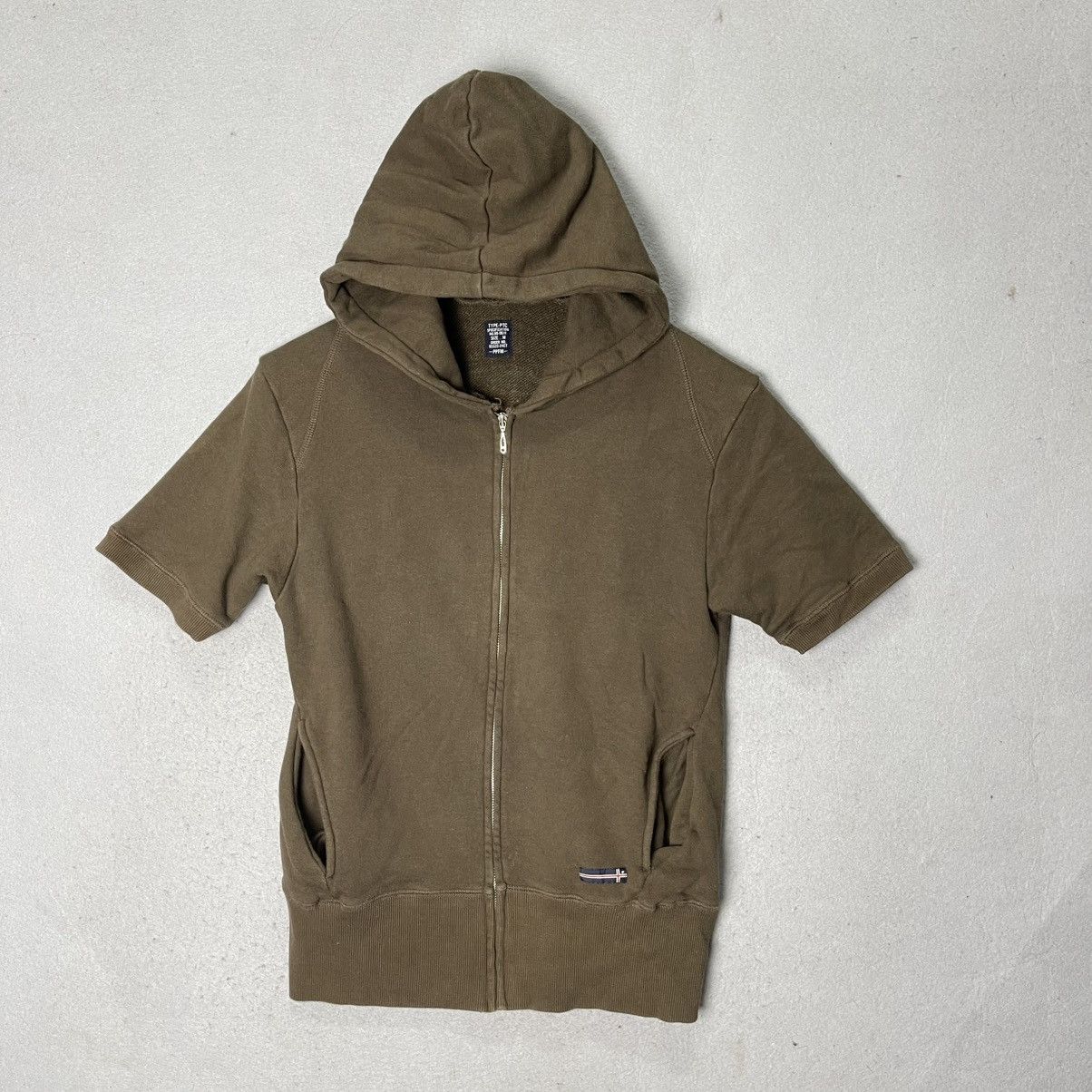 PPFM PPFM Short Sleeve Zip Hoodie Vintage Y2K Size US M / EU 48-50 / 2 - 1 Thumbnail