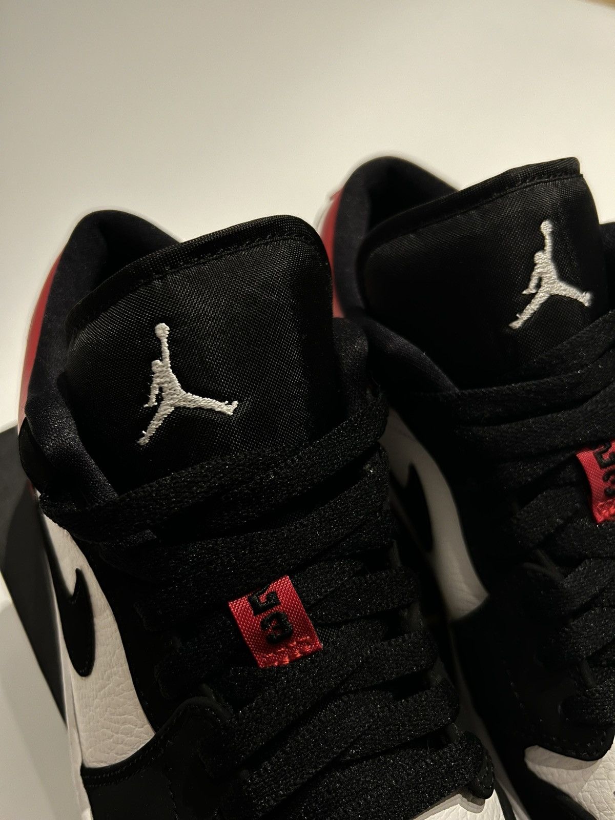 Nike Air Jordan 1 Low “Gym Red” Black Toe Low Sneakers Size US 8 / EU 41 - 14 Thumbnail