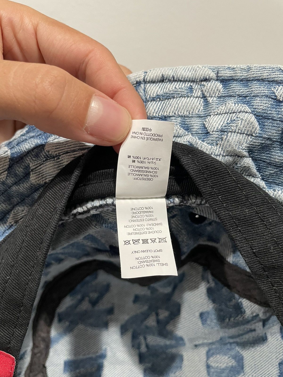 Supreme Supreme Fat Tip Jacquard Denim Crusher Size ONE SIZE - 5 Thumbnail