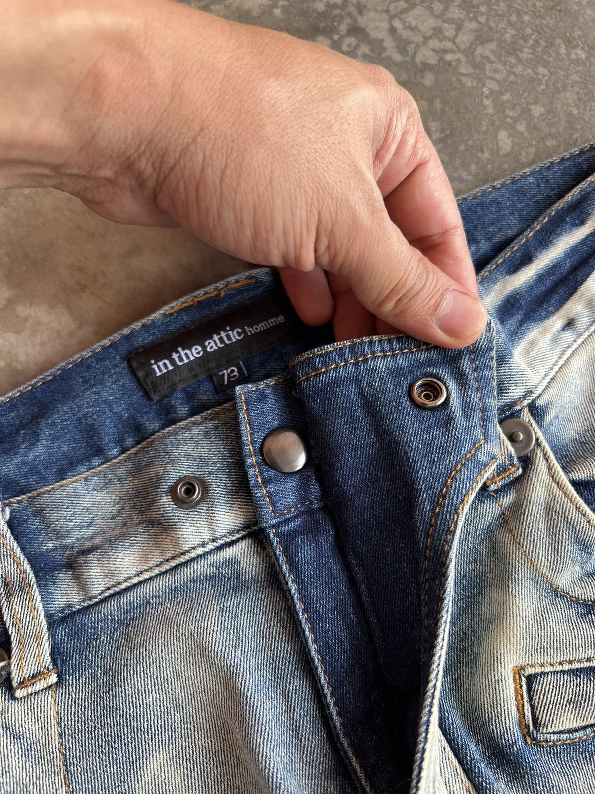 In The Attic × Japanese Brand In the attic Homme Bikers Pants Very Rare Size US 30 / EU 46 - 5 Thumbnail