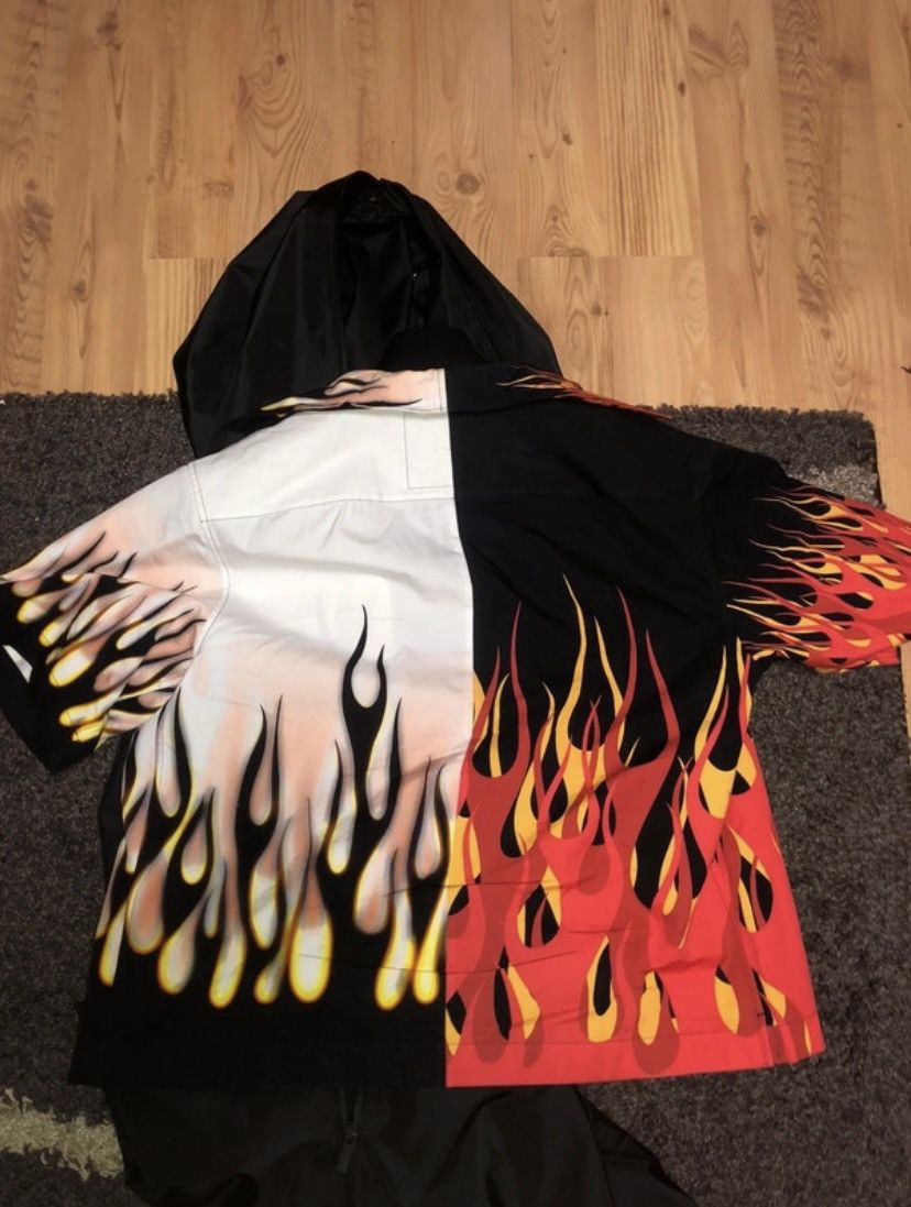 Prada Prada 2020 Double Match Bowling Red Flames Size M Size US M / EU 48-50 / 2 - 3 Thumbnail