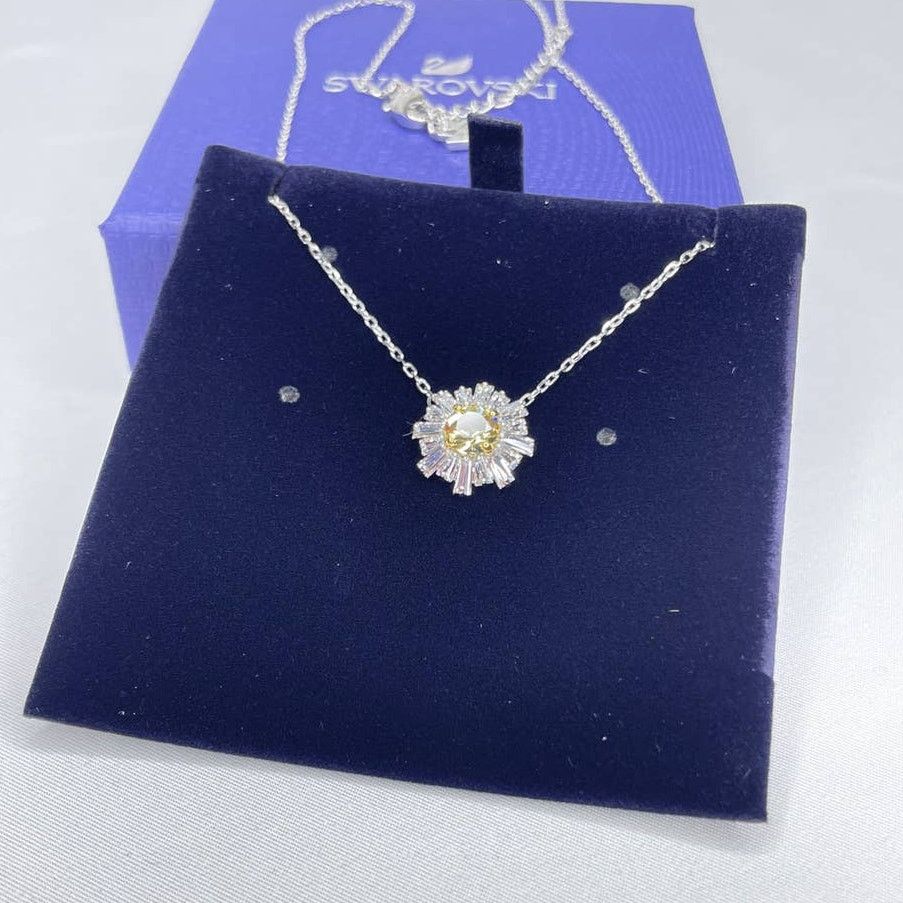 Swarovski Swarovski Sunshine Pendant Necklace Rhodium plated Size ONE SIZE - 5 Thumbnail