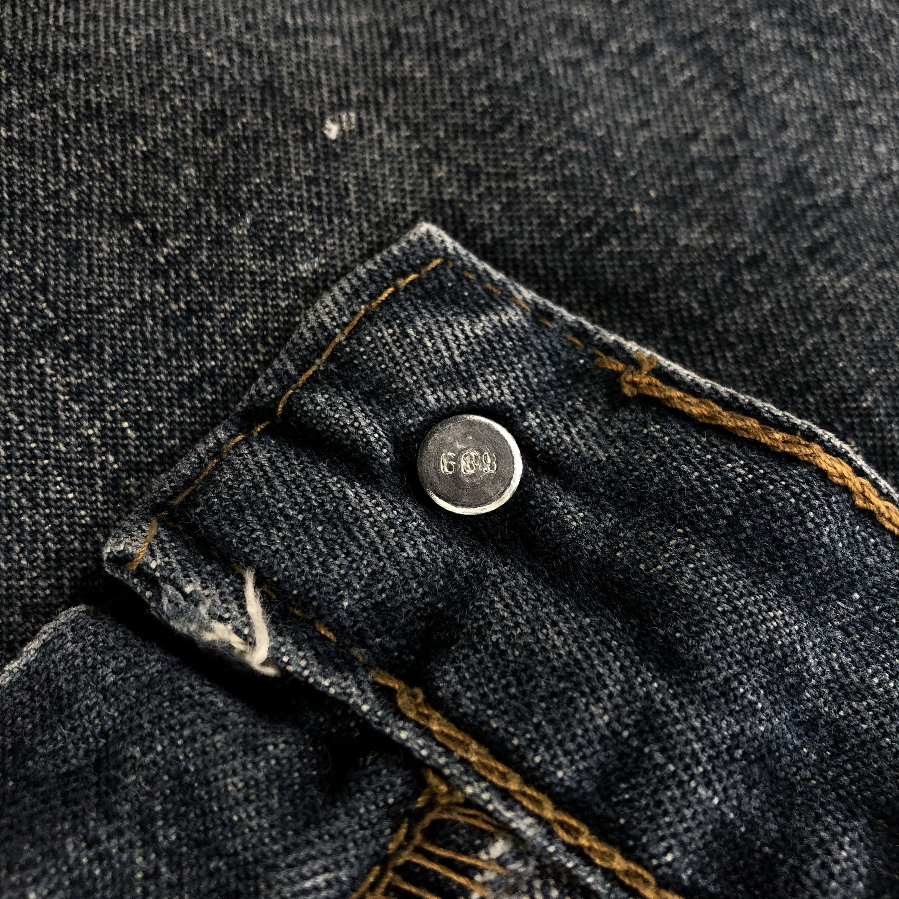Levi's Vintage Levis 501 Jeans Painted Denim KJ1032 Size US 34 / EU 50 - 12 Thumbnail