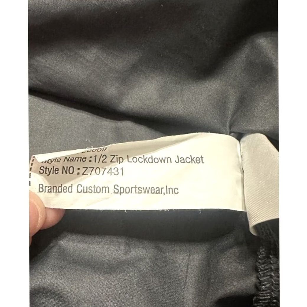 Nike Nike 1/2 Zip Lockdown Jacket Pullover Windbreaker Black Men XL Davidson Wildcats Vented Size US XL / EU 56 / 4 - 7 Thumbnail