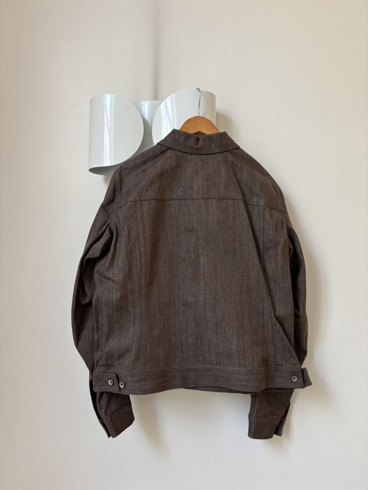 Rick Owens Drkshdw FW24 Raw Denim Trucker Jacket Dark Dust Size US L / EU 52-54 / 3 - 2 Thumbnail