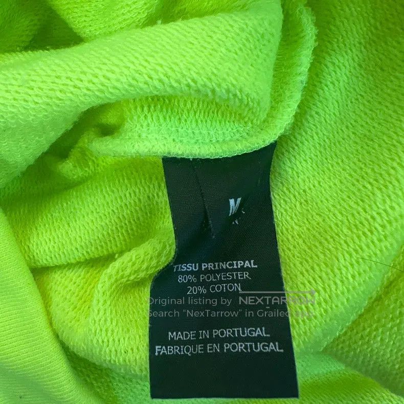 Vetements Vetements Neon Yellow Tag Hooded Sweatshirt Size US M / EU 48-50 / 2 - 4 Thumbnail